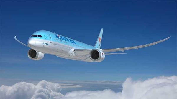 Korean Airlines Launches its First Boeing 787 Dreamliner