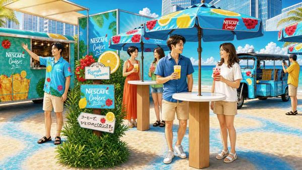 “コーヒーなのにフルーティー” を体験化 ネスレ日本が渋谷で期間限定イベント